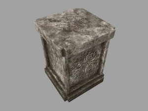 tombstone set 3D Model