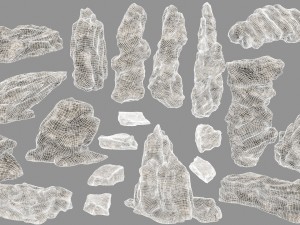 desert rocks 3D Model