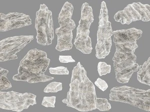 desert rocks 3D Model