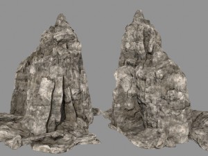 desert rocks 3D Model