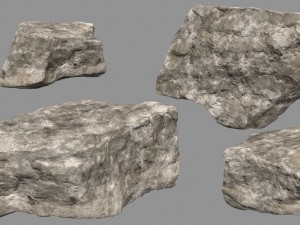 desert rocks 3D Model