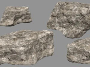 desert rocks 3D Model