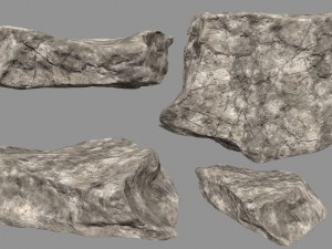desert rocks 3D Model