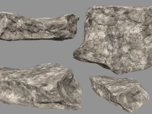 desert rocks 3D Model