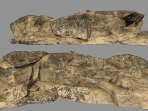 desert rocks 3D 模型