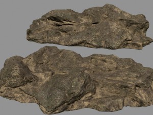 desert rocks 3D 模型