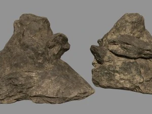 desert rocks 3D Model