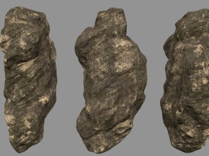 desert rocks 3D 模型