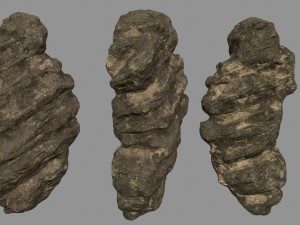 desert rocks 3D 模型