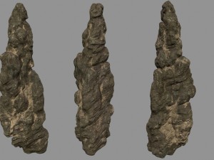 desert rocks 3D 模型