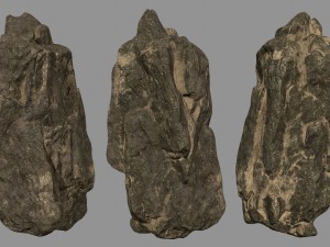 desert rocks 3D 模型