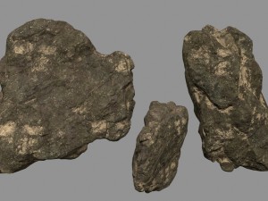 desert rocks 3D 模型