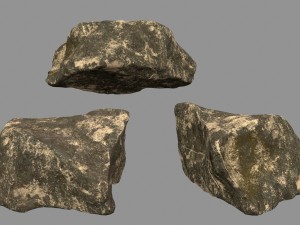 desert rocks 3D 模型