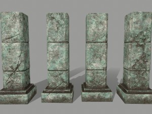 ruin set 3D Модель
