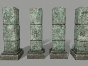 ruin set 3D Модель