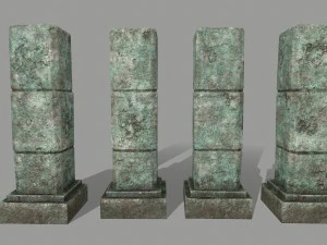 ruin set 3D Model