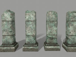 ruin set 3D Модель