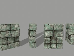 ruin set 3D Model