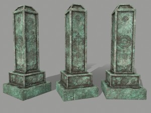 ruin set 3D Модель