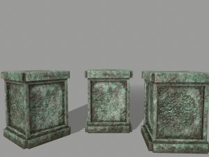 ruin set 3D Модель