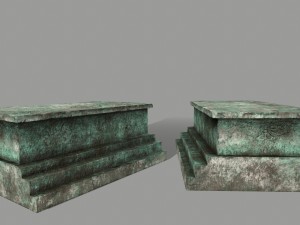 ruin set 3D Модель