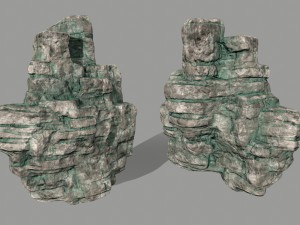 ruin set 3D Модель
