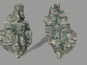 ruin set 3D Модель
