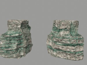 ruin set 3D Модель