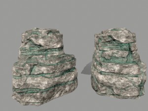 ruin set 3D Модель