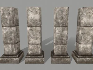 ruin set 3D Model