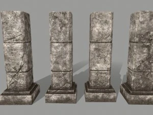 ruin set 3D Model