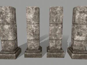 ruin set 3D Model