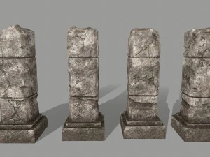 ruin set 3D Model