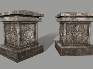 ruin set Model 3D