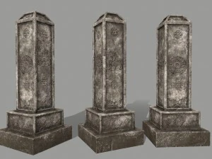ruin set 3D Model