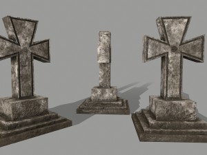 ruin set Model 3D