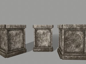 ruin set Model 3D