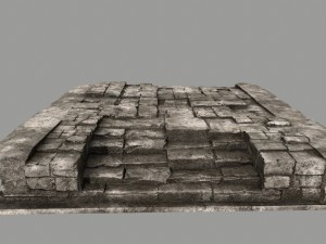 ruin set Model 3D
