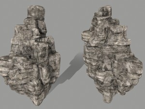 ruin set Model 3D