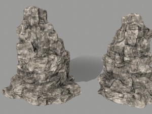 ruin set Model 3D