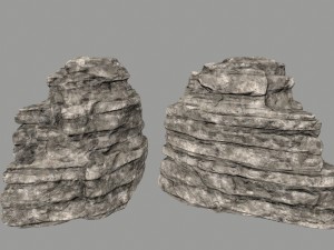 ruin set Model 3D