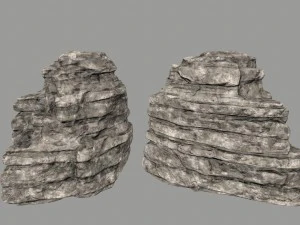 ruin set 3D Model