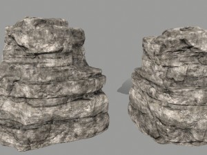 ruin set Model 3D