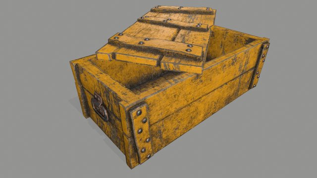 oldchest 3D Model .c4d .max .obj .3ds .fbx .stl .blend 