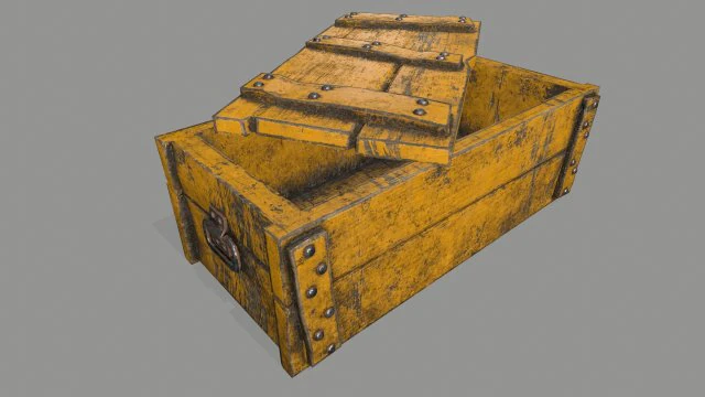 oldchest 3D Model .c4d .max .obj .3ds .fbx .stl .blend 