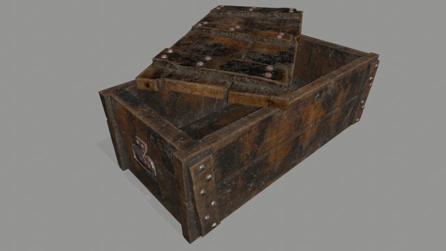 oldchest Modelo 3D .c4d .max .obj .3ds .fbx .stl .blend 