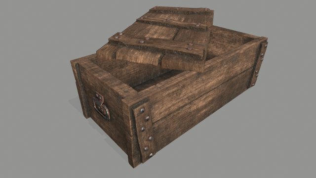 oldchest 3D Model .c4d .max .obj .3ds .fbx .stl .blend