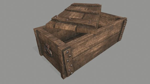 oldchest 3D Model .c4d .max .obj .3ds .fbx .stl .blend 