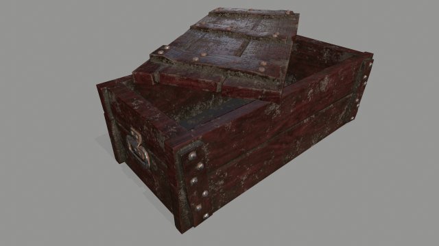 oldchest 3D Model .c4d .max .obj .3ds .fbx .stl .blend 