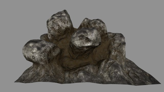 rocks Model 3D .c4d .max .obj .3ds .fbx .stl .blend